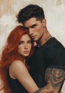 Maxine Swan et Swan, les héros du spin-off de Kiss of the Death, unis par une passion brûlante et un passé lourd.