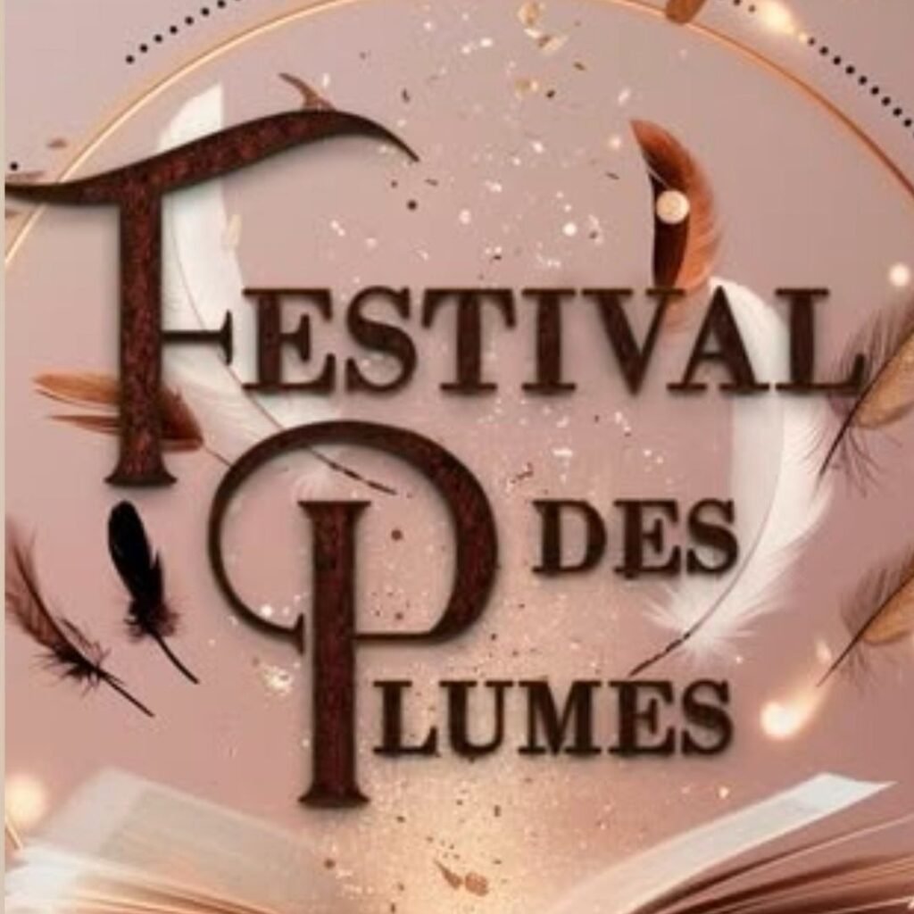 Logo salon Festival des plumes avec la présence de Eden James