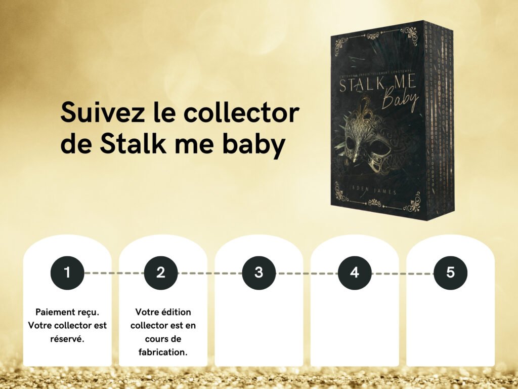 Suivi de la commande collector de Stalk me baby de eden james